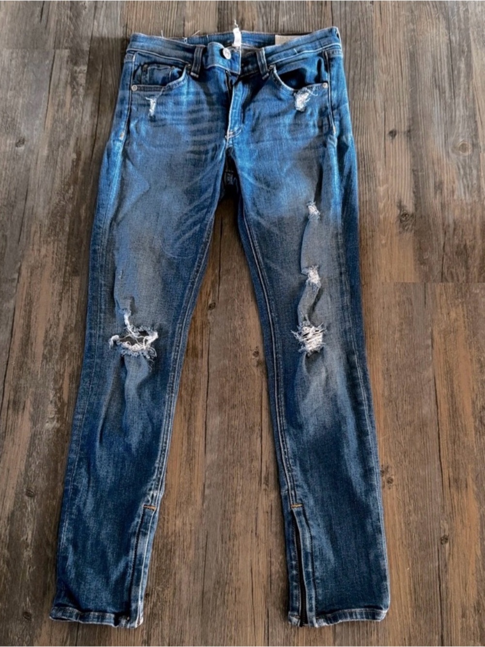 Rag & Bone Zipper Capri